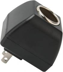 12V DC Car Power Adapter with LED Light Indicator, AC to DC Car Cigarettes Lighter Adapter for Small Car Electronic Products (US Plug 100‑240V)