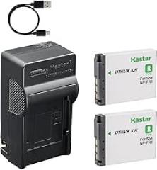 Kastar 2-Pack Battery and AC & USB-C Charger, Compatible with Sony NP-FR1 BC-CS3 for Cyber-Shot DSC-P100 P150 P200 T30 T50 G1 V3 Digital Cameras