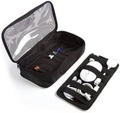 Electronics and Tech Travel Organizer Pouch for Cords, Chargers, Earphones and Gadgets