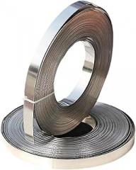 304 Stainless Steel Foil Roll, 0.6Mm Thick 5M Length Metal Sheet Strip for Industry Machinery Electronic Equipment(20mm)