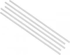 #US 5pcs Aluminum Solid Round Rod Lathe Bar 8mm X 500mm for DIY Craft Tool