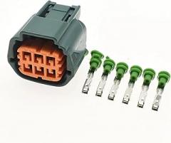 1-20 Set 6 Hole Car Wiring Harness Connector Electronic For TEANA X-TRAIL 6181-0511 6189-0766(Femle Set,1Set)