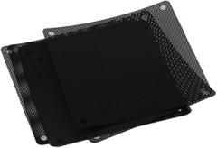 HOMSFOU 1bag Black PVC Mesh Fan for Pc Electronics Protects Against Dirt Noise Reduction Easy to Install Thickness
