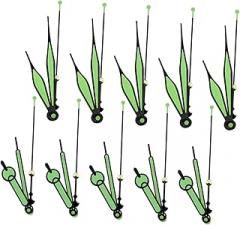 STOBOK 10sets Glowing Clock Hands Wall Clock Pointers Self Adhesive Numbers for DIY