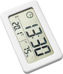 Electronic Clock Featurings Large LCD Display and Accurate Temperature Humiditys Meter Sensoring