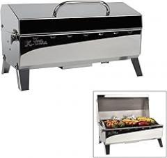 Kuuma Stow N' Go 160 Gas Grill - 13,000BTU w/Regulator, Thermometer and Igniter