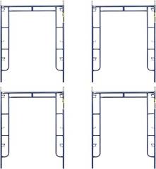 Metaltech Saferstack 6ft. x 5ft. Arch Frame - 4-Pk. Model Number M-MA7660PSK4