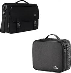 MATEIN Messenger Bag for Men, Women Briefcases. Cable Organizer Bag, Waterproof Travel Electronic Storage