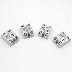 Electronic Parts SSR -50DA/60DA/75DA DC Control AC SSR White Shell Single Phase Solid State Relay Without Cover (Color : Ssr-60da)