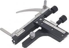 Microscope Caliper Movable Adjustable Precision Aluminum Alloy Mechanical Stage for Laboratory Microscope Accessories