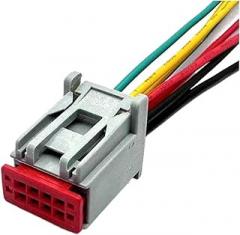 8 Pin 30700-1080 Auto Rearview Mirror Reversing Image Harness Connector 30968-1080 Electronic Visual System Socket (Color : Multi, Size : 5 Sets)