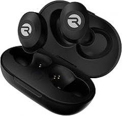 Raycon Everyday Classic Bluetooth Wireless Earbuds + Microphone with Active Noise Canceling, Sweat & Water-Resistant Earphones, Ear Buds Wireless Bluetooth 32 Hours Playtime (Black)