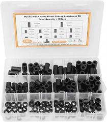 Nylon Spacers Assortment Kit 150Pcs | Plastic Standoff Spacers for Electronics/PCB / 3D Printing | 10 Sizes M6 Nylon Spacers with Storage Box | Heat Tolerant & Abrasion Tolerant