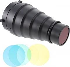 1 Set Tube for Speedlight Gels for Lighting Flash Bounce Diffuser Conical for Photography Accessories