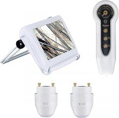 Skin Hair Analyze, Scalp Analysis Machine, 50-200xLens LCD Digital Microscope, Scalp Hair Follicle Oil Magnifying Diagnosis Tester, Digital Skin Health Detection Use for Home and Salon