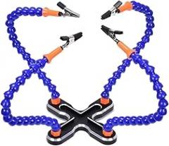 Soldering Third Hand 4pc Flexible Arm Welding Helping Stand Electronic Repair PCB Circuit Board Model Aircraft(SS9-4)
