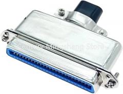 1PCS 57 Series Centronics C0innector Male Female CN14/24/36/50P Ribbon Computer Printer Cable Mount Adaptiers with Mental Cover New 2026 High for Reliable Electronic Component