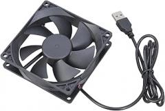 5V USB PC Router Fan 92MM Cooling Brushless Portable Cooling Replacement for Router Modem HDTV Box Electronic