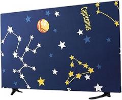 Monitor Dust Cover, TV Cover Dustproof Universal Elastic Hanging Television Protector for Home Outdoor TV Covers (165.1cm/65in)