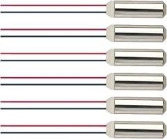 6PCS DC Coreless Vibration Motors, 7x25mm Micro Vibrating Motors for Electronic equipments and DIY Projects