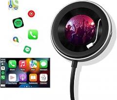 OTTOCAST CarPlay Clip Wireless Adapter - Seamless Apple CarPlay for iPhone, Plug & Play, Clips to Vent, Custom Screen, Fresh Scent.