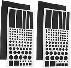 Light Blocking Sticker Pack 4 Sheets Stickers for Electronics Blackout Shading for Led Lights