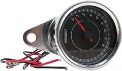 DC 12V Universal Motorcycle Tachometer with Blue LED Backlight 1000RPM Analog Tachometer REV Counter Electronic Tach Meter Instruments