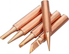 5pcs Soldering Tips Kit Copper Welding Tips for High Precision Soldering Assorted for Efficient Electronics Repair and Diy Projects