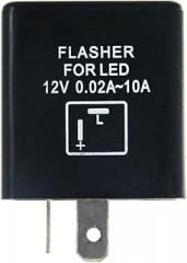 2 Pin LED Electronic Flasher Relays Fixes Car Motorbike Turn and Hazard Or Not Flashing