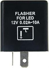 2 Pin LED Electronic Flasher Relays Fixes Car Motorbike Turn and Hazard Or Not Flashing
