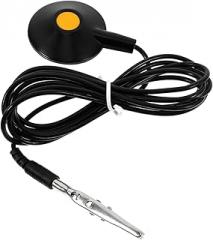 2pcs -Static Ground Cable with ESD Pu PVC Material Black for Electronic Repair Maintenance Grounding for Static Discharge