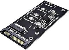 NGFF M.2 Adapter M2 SATA3 Raiser M.2 to SATA Adapter SSD M2 to SATA Expansion Card B Key Supports 30/42/60/80mm