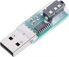 Morse Code Training Adapter USB Key Trainer Portable Training Device Support VB and CW Software Oscillator Beginners Practice Tool with 3.5mm Plug