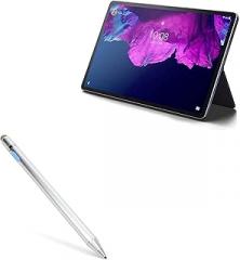 BoxWave Stylus Pen Compatible with Lenovo Tab P11 - AccuPoint Active Stylus, Electronic Stylus with Ultra Fine Tip - Metallic Silver