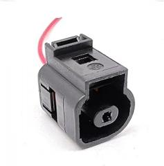 1Pin Wired Pigtail Auto Waterproof Female Electronic Connector Wire Harness Plug with Cable 1J0 973 081/1J0 973 701A(1Pin,1 Pc)