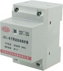 AC 220V 20A Two 2 Pole 35mm DIN Rail Mount Electronic Circuit Breaker Overload Protector