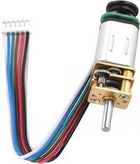 DC6V 2W GBMQ,GM12BY20 Large Moment of Force, Low Speed Metal Gear Motor With Magnetic Coded Disc Hall Encoder, Widely Used in Electronic Locks, DIY Toy Cars, Robots (6V 70RPM)