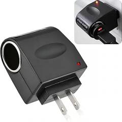 AC to DC Car Cigarette Lighter Socket Adapter Converter, 220V to 12V Cigarette Lighter Conversion Plug, 500mA Vehicle Power Inverters, Power Supply Transformer Wall Plug for Car Electronics