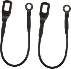 2Pcs Tailgate Cable Replacement for Pickup Trucks Rear Lift Straps with Bolts for Easy Installation and Smooth Operation Heavy Duty Weather Resistant Design for Reliable Support