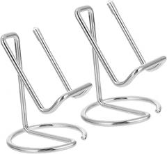 2pcs Flexible Metal Phone Rack Business Card Holder Display Stand Line Design for Phone Stand