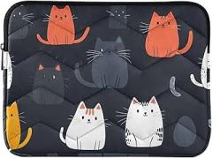 Various Cats Laptop Cases Laptop 14 Inch Sleeve Portable Electronic Device Cover