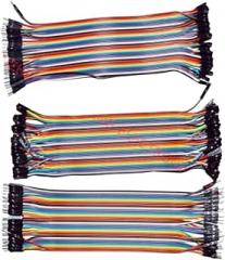 Suq Line 120pcs 30cm Male to + Female and Jumper Wire Cable for Arduoino New 2025 Arrival High Reliable Electronic Component, Precision, Stable Performance