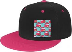 MULIHU Seamless Pattern of Electronic Purifier Snapback Hat Flat Bill Hat Baseball Cap for Men Women Flat Brim Hats