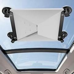 Starlink Mini Car Mount, Heavy-Duty Suction Cup Mount for Sunroof & Windshield, Anti-Vibration Bracket for Starlink Mini Dish, Compatible with RV/Truck/SUV (Ford F-150, Jeep Wrangler