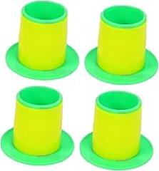 4X Stretch Wrap Dispenser Shrink Dispenser Lightweight Manual Pallet Handles Shrink Wrap Machine for Home Stores, 50mm, Green Yellow