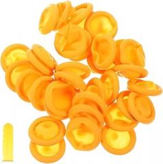 UPKOCH 100 Pcs Nitrile Finger Covers Anti-Static Finger Protectors for Electronics Assembly Cleanroom Use Wound Protection and Industrial Applications