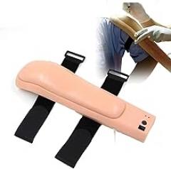 Intradermal Injection Training Arm, Wearable Intradermal Injection Training Pad, Electronic Upper Arm Muscle Injection Training Model, with Lights and Alarm Sound Prompts for Students