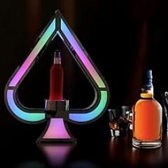 Bottle Service Sign,Bottle Presenter for Night Club,Liquor Bottle Display Shelf,Bottle Presenter for Night Club,Led Club Bottle Presenter,Halloween, Independence Day, Easter Party