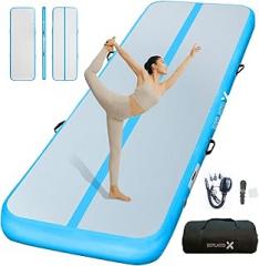 Inflatable Air Gymnastics Mat Training mat Thick tumbling mat with Electric Pump for Home/Gym/Outdoor