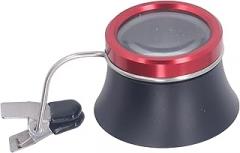 10X Magnifying Glass Clip Plastic Loupe Repair Magnifier Lens Jewelry Watch Parts Observation Electronic Maintenance